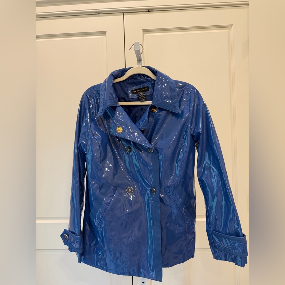 Vintage New York & Company Double Breasted Raincoat - Picture 7 of 8